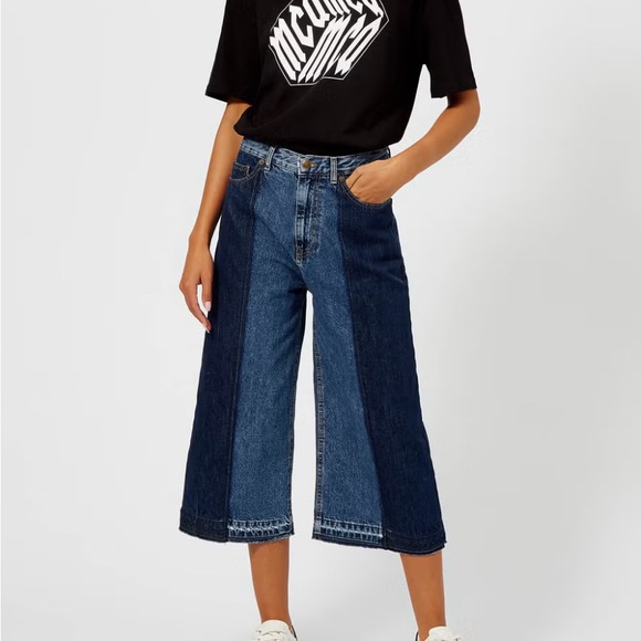 Alexander McQueen Denim - Alexander McQueen Culottes